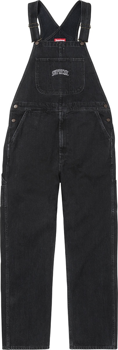Washed Denim Overalls view 3